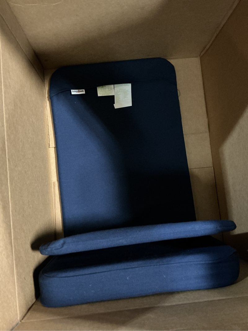 Condition photo showing Good Condition for Original BackJack -Made in The USA- Navy Cotton Fabric Lightweight Floor Seating Chair for Gaming, Families, Parents, Daycare, Back Support, Reading, Yoga, Meditation, Dorm, School Standard Navy