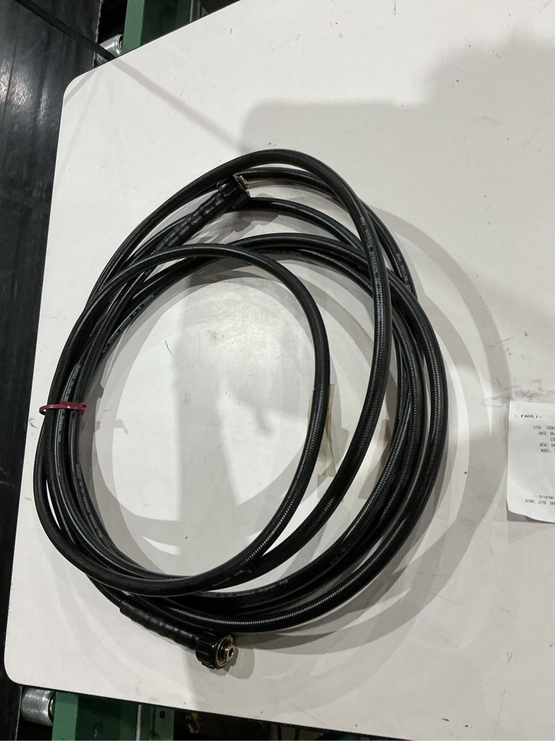Condition photo showing As Is for surfacemaxx 1/4-in x 25-ft pressure washer replacement hose