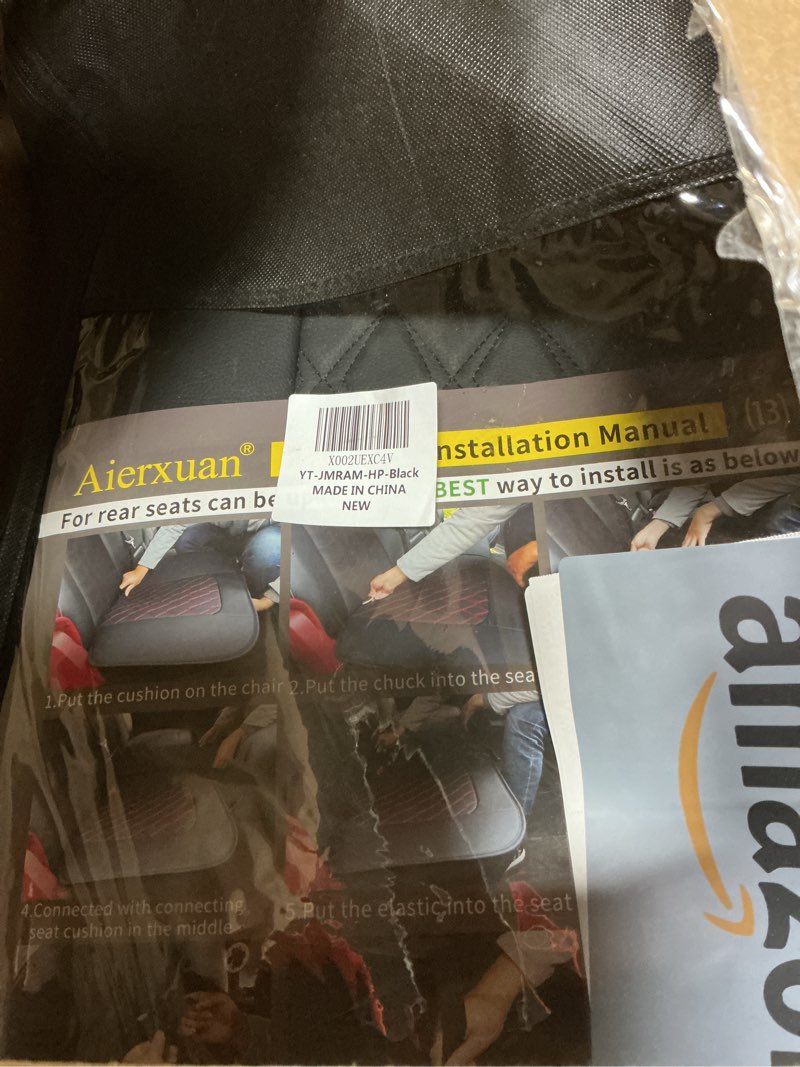 Condition photo showing As Is for Aierxuan Dodge Ram Back Seat Covers Waterproof Leather Custom Fit 2009-2026 1500, 2010-2026 2500/350