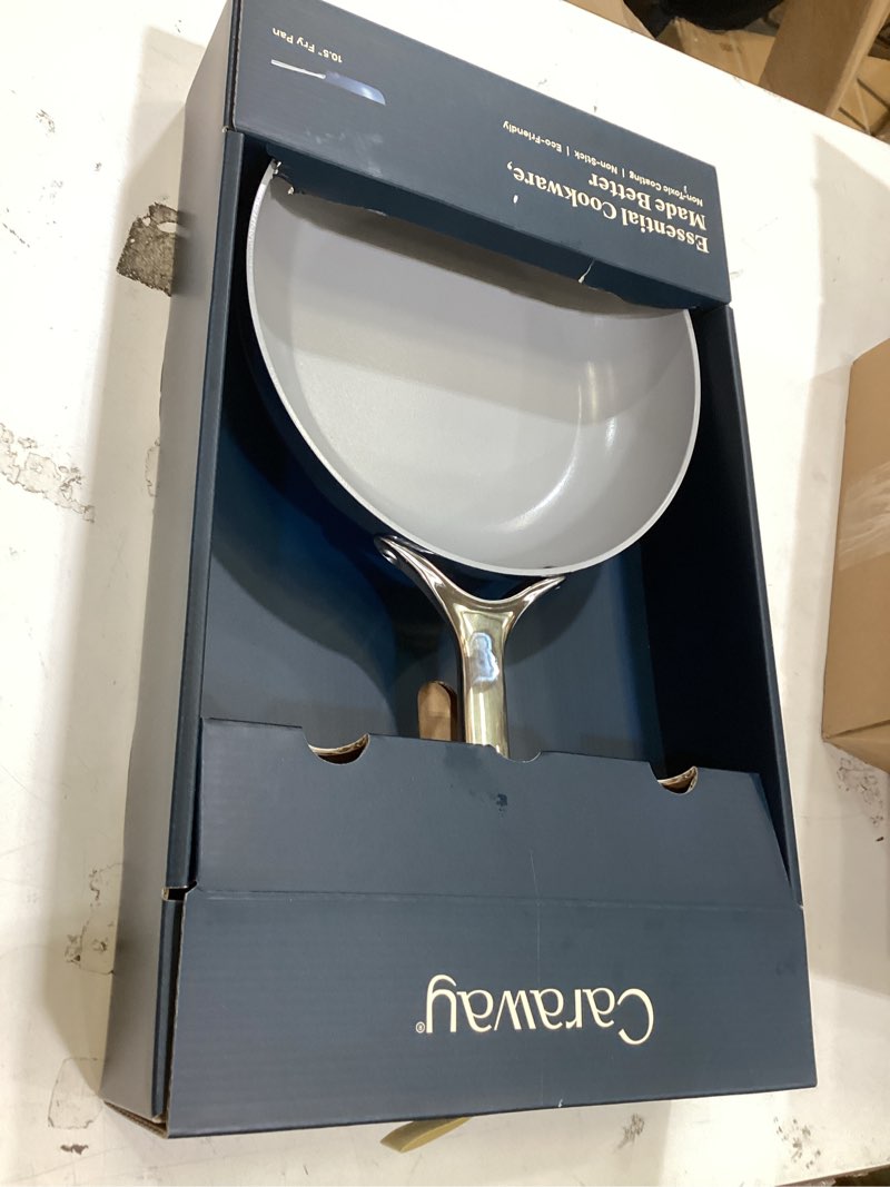 Condition photo showing Good Condition for caraway nonstick ceramic frying pan (2.7 qt, 10.5") - non toxic, ptfe & pfoa free - oven safe & compatible with all stovetops (gas, electric & induction) - navy