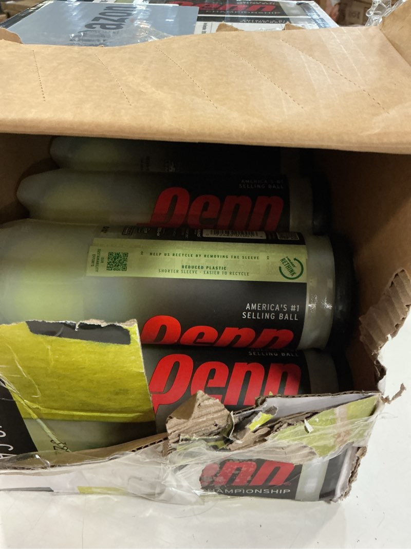 Condition photo showing As Is for Penn Championship Tennis Balls - Extra Duty Felt Pressurized Tennis Balls 3 Count(Pack of 12)