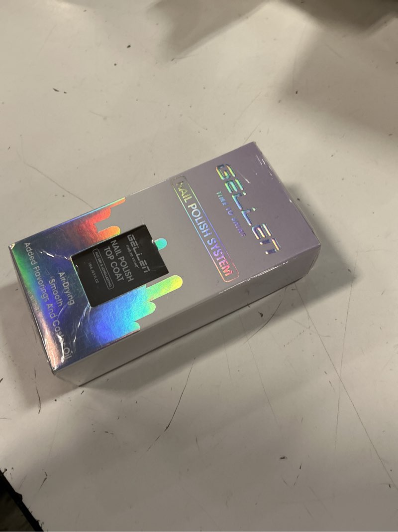 Condition photo showing New/Like New for gellen matte clear nail polish top coat, quick air dry, non uv gel, calcium-formula matte regular nail polish strengthens fingernails | toxin hema tpo free, no chip, long lasting a-matte top coat