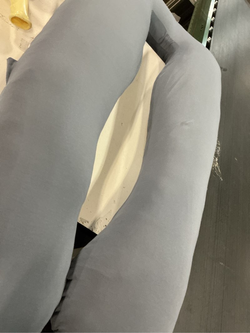 Condition photo showing As Is for Medline Full-Body Pillow Gray 27in x 55in 1Ct