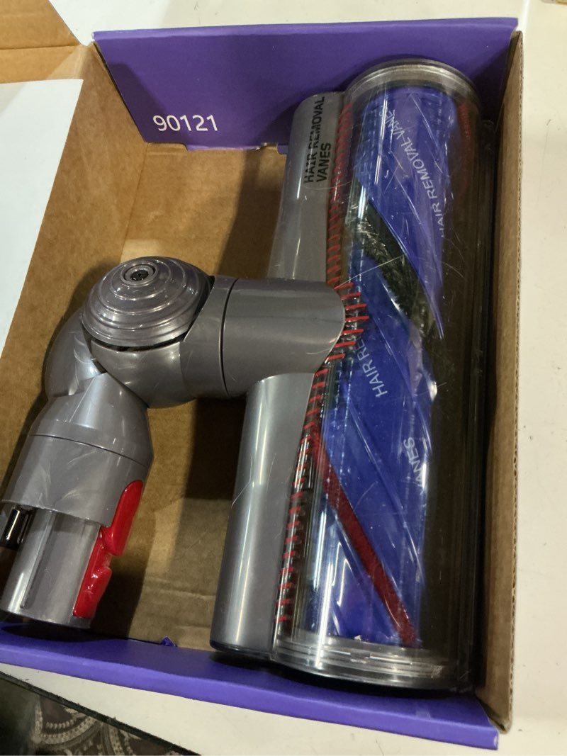 Condition photo showing As Is for ottwl upgrade anti-tangle replacement vacuum head compatible with dyson v8, cyclone v10,v11,v15 cordless vacuum cleaners, suitable for thin carpets, hardwood floor