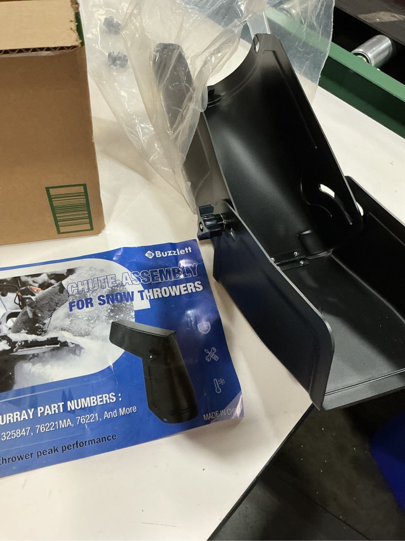 Condition photo showing Good Condition for 3 BUZZLETT Upgraded 762222MA Chute Assembly Compatible with Murray and Craftsman Snow Throwers, Thickened & Durable Material, Replaces Murray and Craftsman 325847MA, MT325847MA and More
