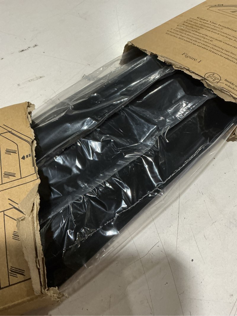 Condition photo showing Good Condition for (missing one) kpy rain guards fit for 2022-2026 kia carnival, out-channel window visors vent wind deflectors 4pc, car accessories for 22-26 carnival 2022-2026 carnival