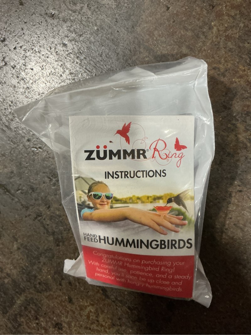 Condition photo showing New/Like New for (Bidding on 30) 2-Pack - ZUMMR Hummingbird Ring Feeder - Hand Feed Hummingbirds Right in Your Backyard. Get up Close and Personal with Nature. Proudly Made in The U.S.A. - The Original
