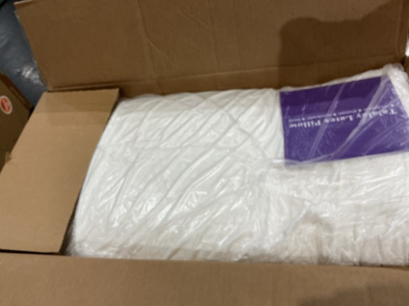 Condition photo showing Good Condition for talalay 100% natural premium latex pillow,bed pillow for sleeping with removable cotton cover, helps relieve pressure, breathable, pressure relief, durable, best gift (standard (firm))