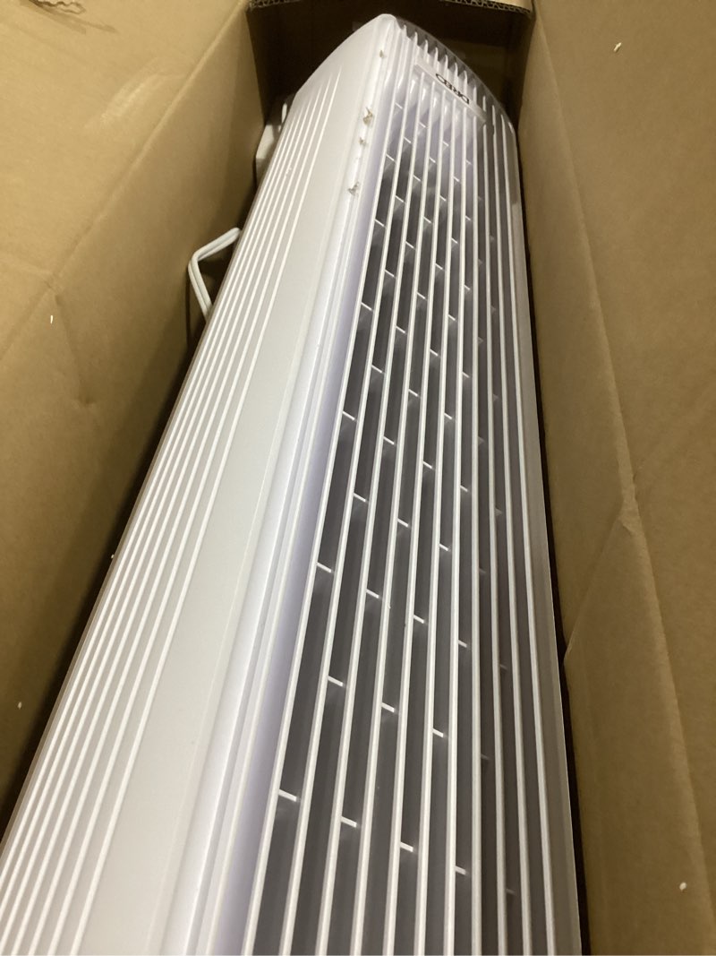 Condition photo showing Good Condition for Dreo Tower Fan for Bedroom, 25ft/s Velocity Quiet Floor Fan, 90° Oscillating Fans for Indoors with 4 Speeds, 4 Modes, 8H Timer, Standing Fans, Bladeless Fan, White, Nomad One (DR-HTF007)