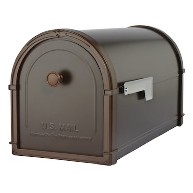 architectural mailboxes bellevue metal large mailbox bronze