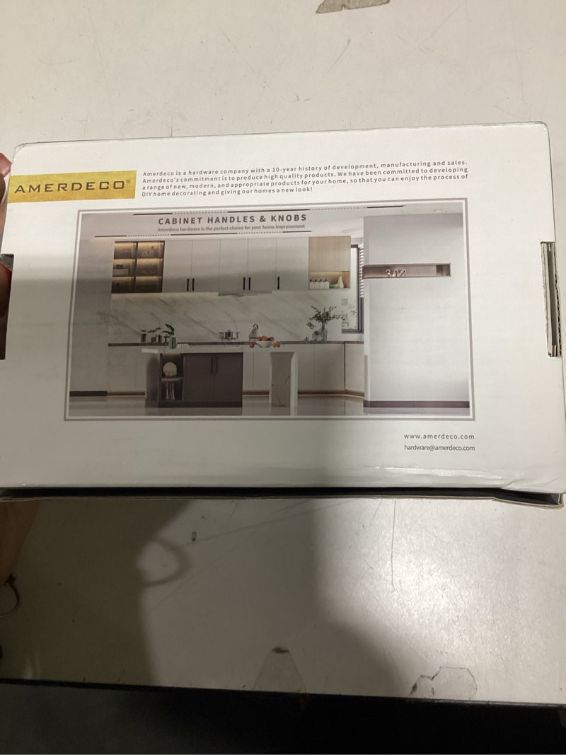 Condition photo showing Good Condition for Amerdeco 10 Pack Brushed Satin Nickel Cabinet Pulls 5 Inch(128mm) Hole Center Cabinet Hardware Kitch