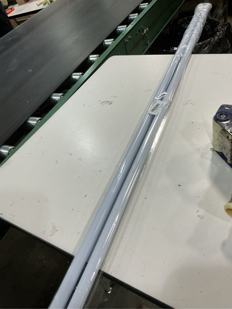 Condition photo showing New/Like New for Tension Rods Room Divider, Premium Adjustable Curtain Tension Rod, 53-100 Inch Large Curtain Rod, No Drilling Tension Pole for Kitchen, Bathroom, Cupboard, Wardrobe, Window, Bookshelf DIY Project 2PCS White 53-100 in - 2 pcs