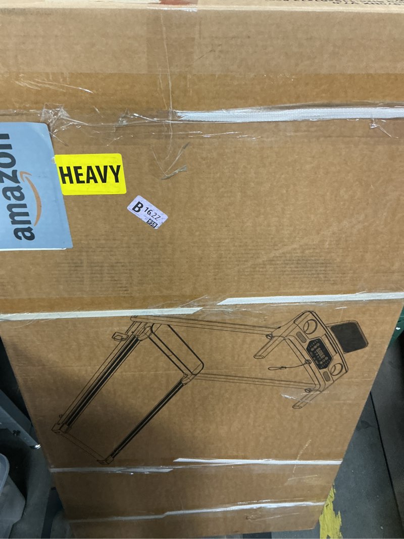 Condition photo showing As Is for Treadmill with Incline, 3.0HP Small Treadmills for Home, Portable Electric Treadmill with Handles,Lightweight Walking Pad,Compact Running Treadmills,Walking Pad with Handle,LED Dispay,300LBS Capacity