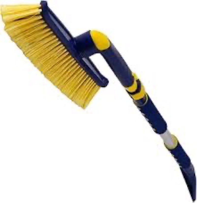 Michelin Snow Brush for Car Windshield – Ice Scraper with 34-50” Hybrid Extendable Handle Ergonomic 