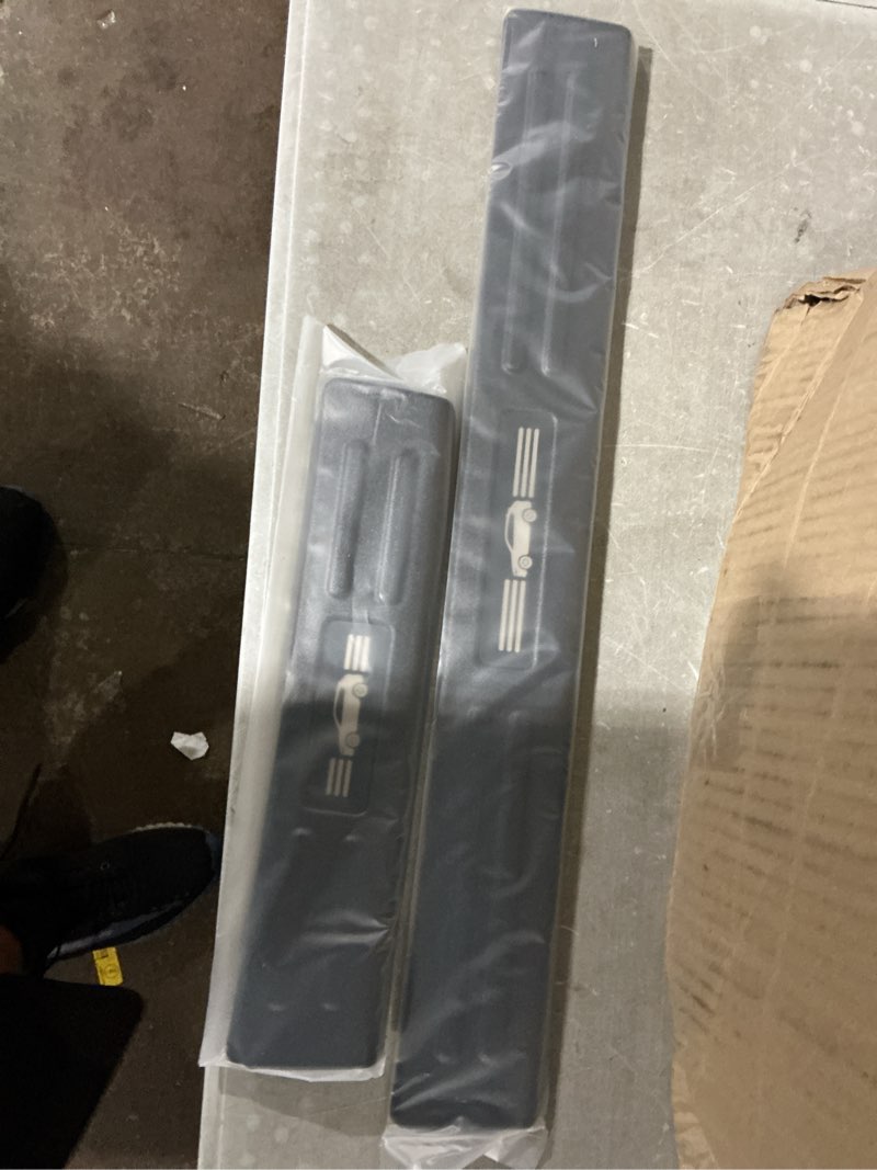 Condition photo showing Good Condition for 4pcs door sill protector compatible with mazda 2017-2025 2026 cx5 cx-5 accessories matte black abs plastic material automobile door entry guards 2017-2026 cx5 cx-5 (matte black)