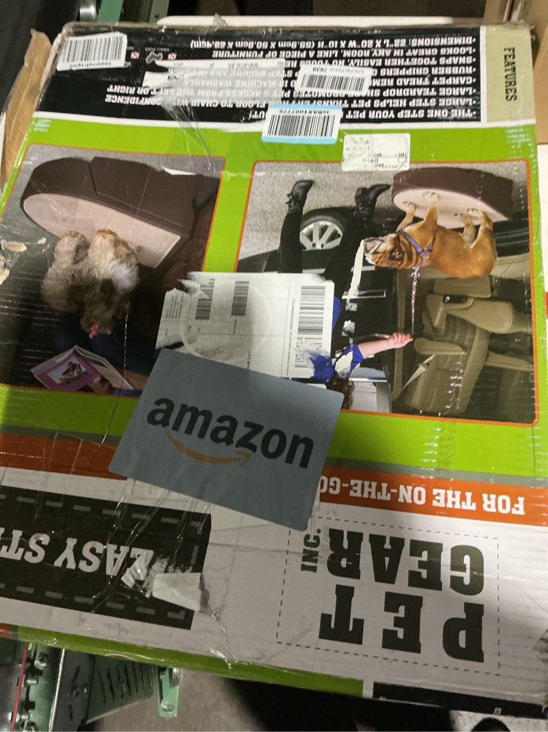 pet gear stramp stair and ramp combination for dogs/cats, easy step, lightweight/portable, sturdy, e