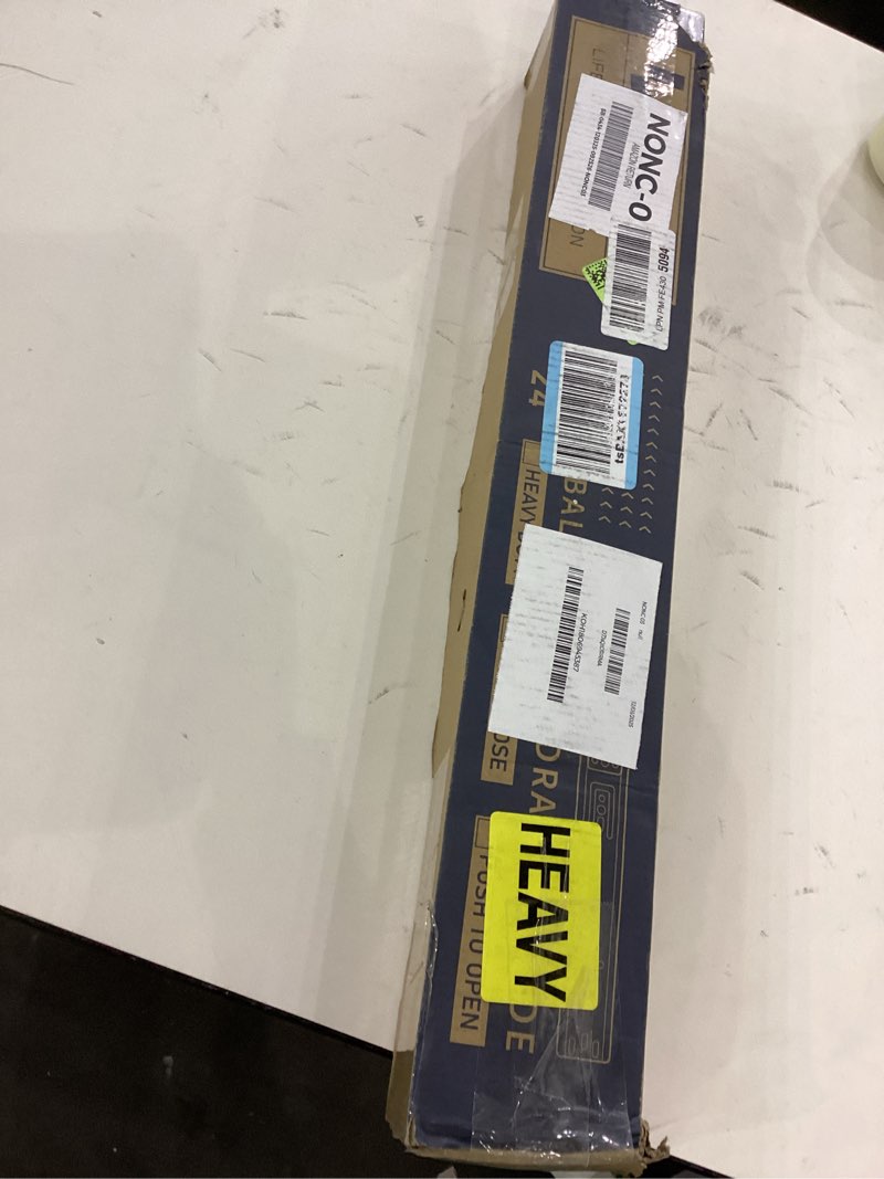 Condition photo showing New/Like New for LONTAN 24 Inch Soft Close Drawer Slides 5 Pairs Side Mount Heavy Duty Cabinet Drawer Glides Ball Bearing Full Extension Kitchen Cabinet Rails 100 LB Capacity 24 Inch 5 pair Drawer Slides
