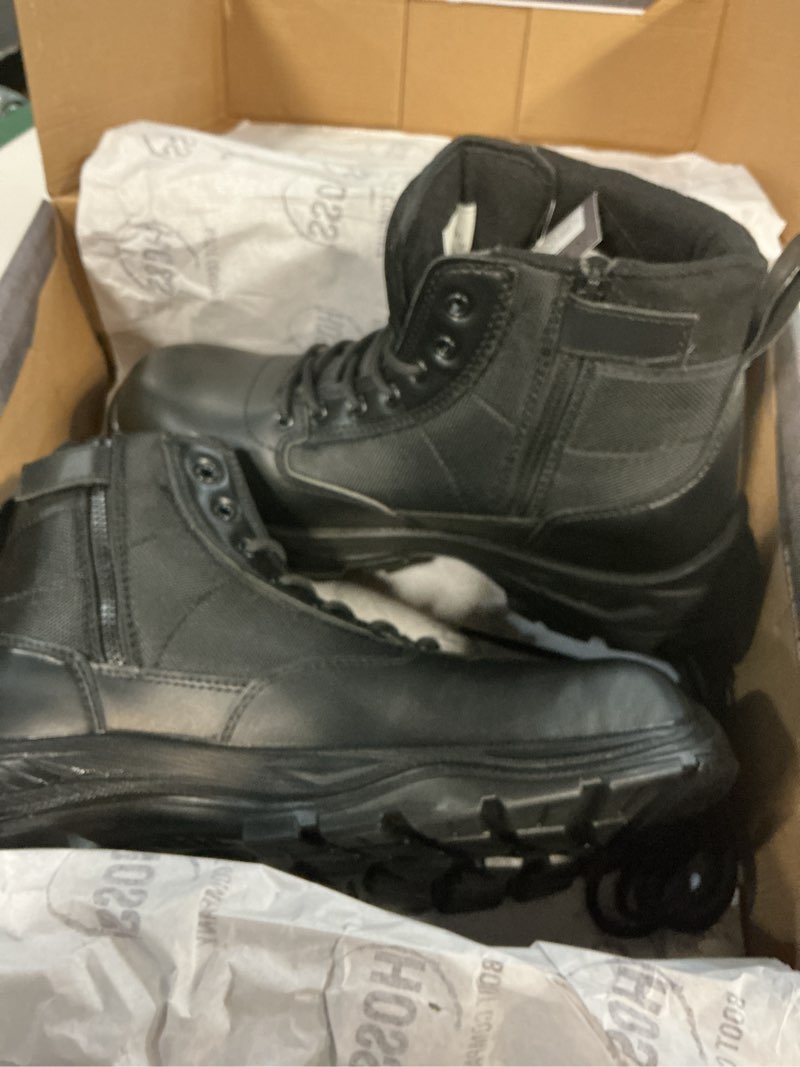 Condition photo showing New/Like New for (size 12 )hoss watchman 6\" composite toe - big hoss sizes 12 wide black