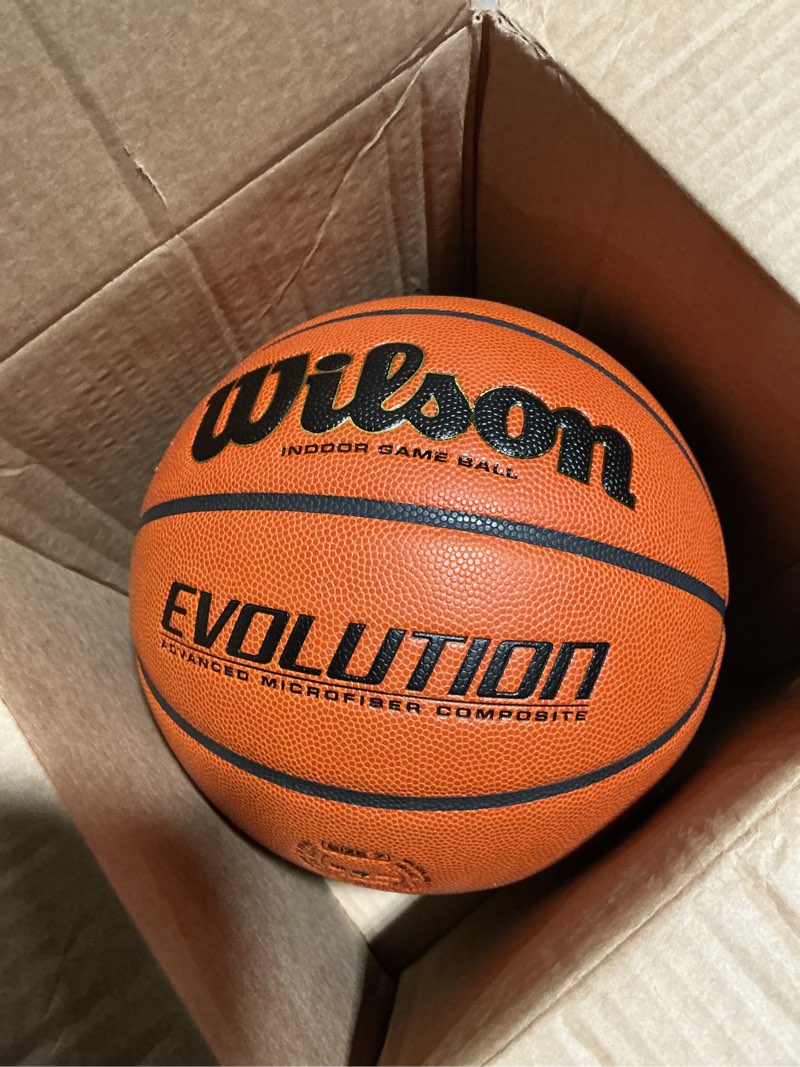 Condition photo showing Good Condition for Wilson Evolution Basketballs Brown - Game Ball Size 7 - 29.5"