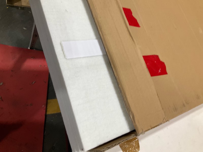 Condition photo showing Good Condition for smoothnovelty felt extra large bulletin board, 96 x 48 inches decorative felt pin board alternative foldable picture framed display board for school home office kitchen walls (white) white 47.2" x 15.8"