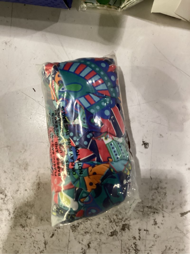 Condition photo showing New/Like New for smiry spandex fitted tablecloth for 6 foot rectangle tables, washable picnic table cover with elastic, stretch reusable table cloth for outdoor, camping, dining & kitchen (paisley, 30"x72") blue & orange 72" x 30" (rectangular)