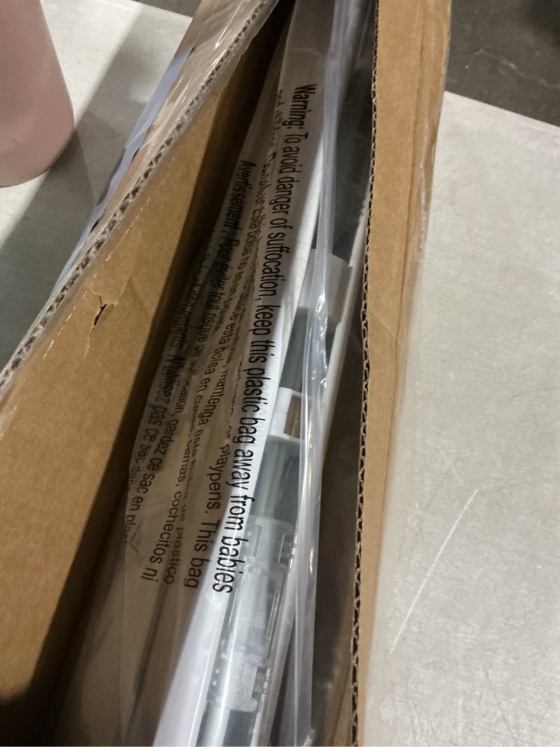 Condition photo showing As Is for lazblinds upgraded magnetic top down bottom up (tdbu) honeycomb blinds, no drill no tools easy install cordless cellular shades for windows 24" w x 48" h, white - light filtering white - light filtering 24"w x 48"h