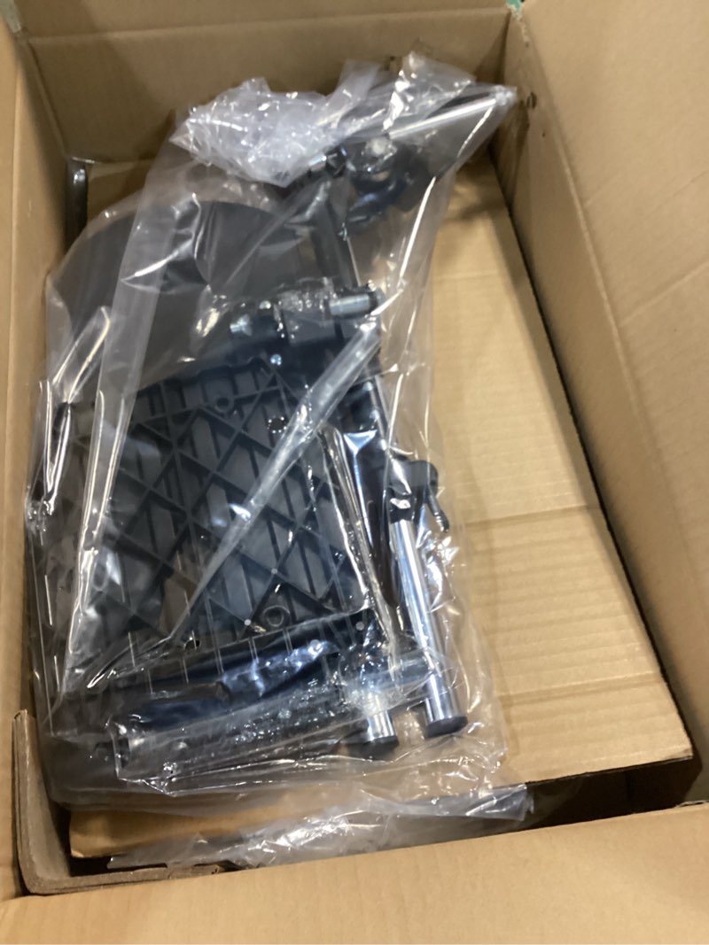Condition photo showing New/Like New for invacare wheelchair elevating legrest with padded calf pads, footrest with swing away function, adjustable length, tool-free installation, designed for invacare wheelchair padded composite legrests