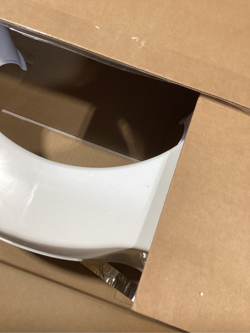 Condition photo showing As Is for squatty potty the original bathroom toilet stool, 7 inch height, white white 7 inch