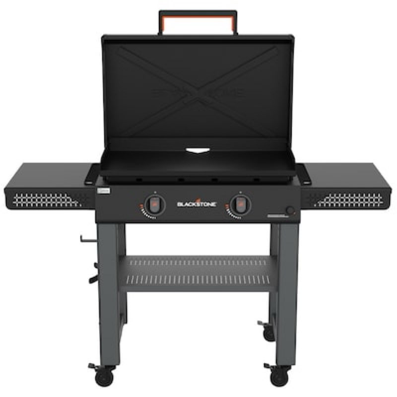blackstone 30-in culinary omnivore griddle with hood 2 -burner liquid propane flat top grill