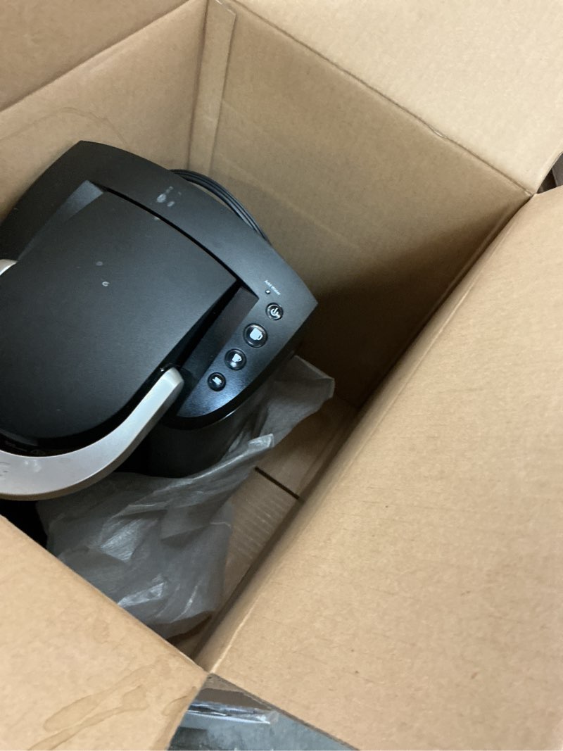 Condition photo showing As Is for Keurig K-Compact Single-Serve K-Cup Pod Coffee Maker, with 3 Brew Sizes, Smart Start Feature, 36oz Removable Reservoir, Black