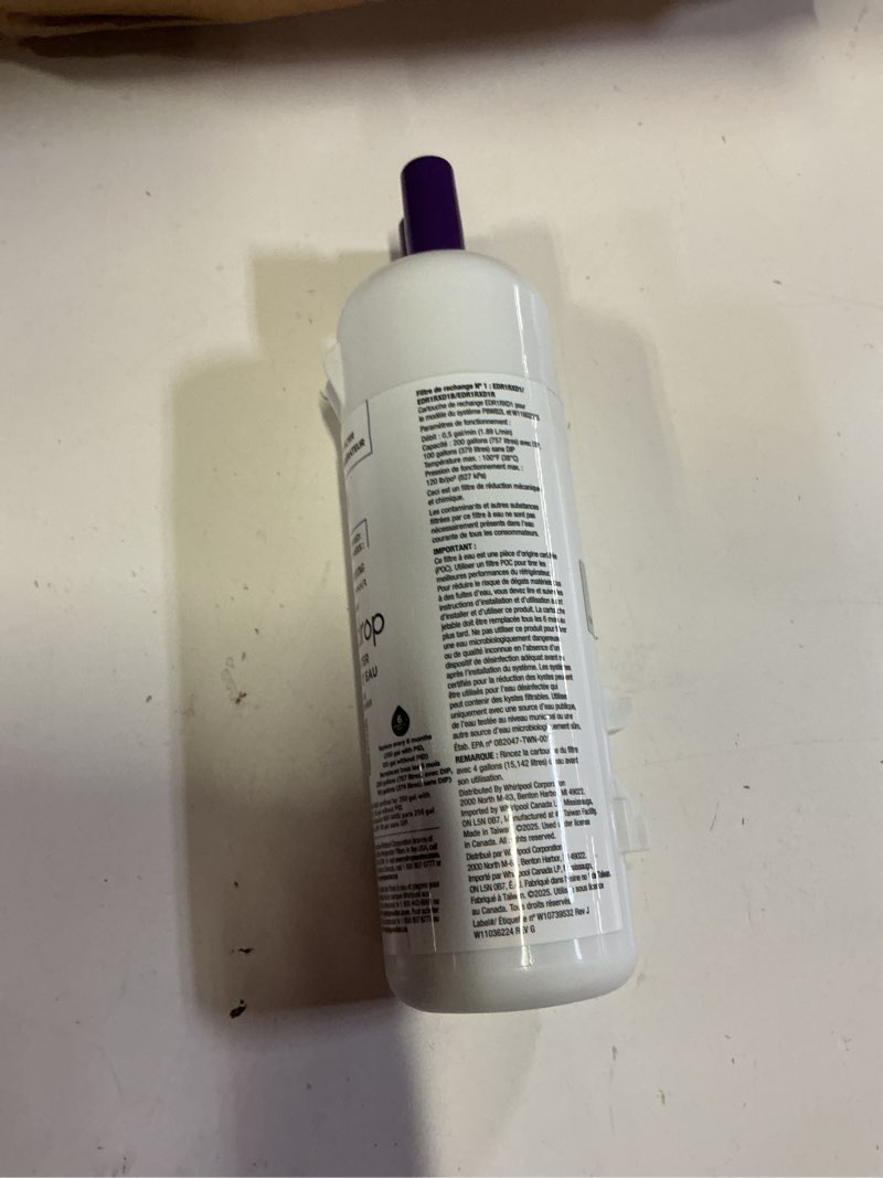 Condition photo showing Good Condition for everydrop by whirlpool ice and water refrigerator filter 1, edr1rxd1, single-pack 1 count (pack of 1)