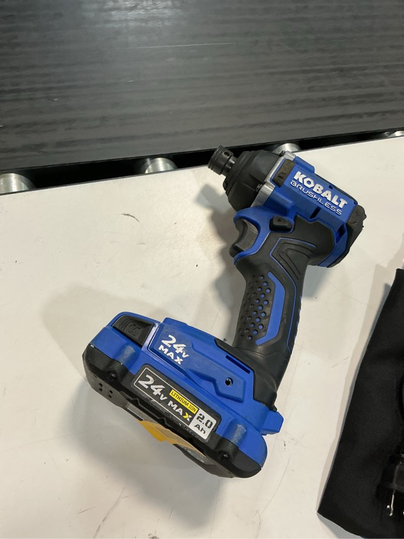 Condition photo showing Good Condition for kobalt 6.75-amp 24-volt variable speed brushless 1/2-in drive cordless impact wrench (battery not