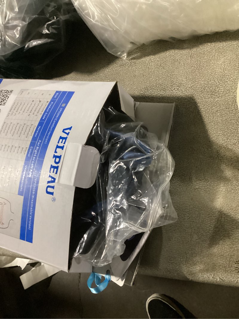 Condition photo showing Good Condition for VELPEAU Arm Sling Shoulder Immobilizer for Women and Men, fit Left or Right Arm - Rotator Cuff Support Brace -Medical Sling for Shoulder, Clavicle, Elbow Injury (Comfort type, Medium: Bust 29.5?-33.5?) Medium Comfort Version