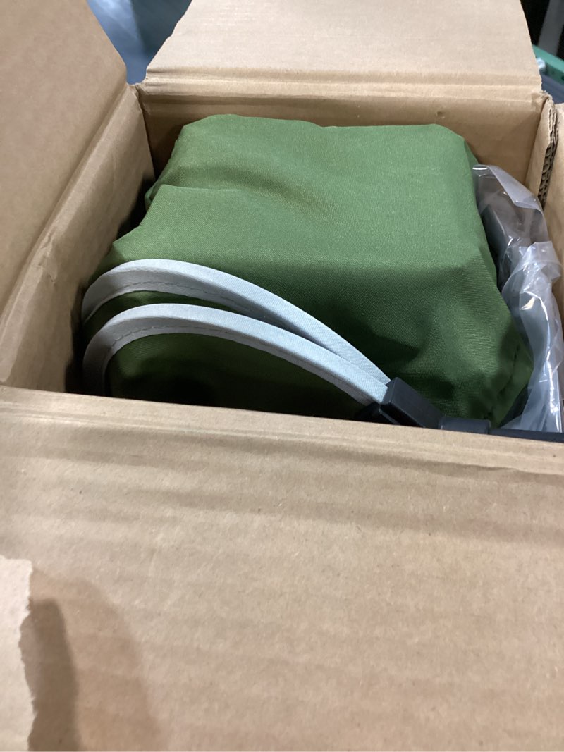 Condition photo showing Good Condition for baby delight go with me venture portable chair | indoor and outdoor | sun canopy | 3 child growth stages | moss bud green moss green