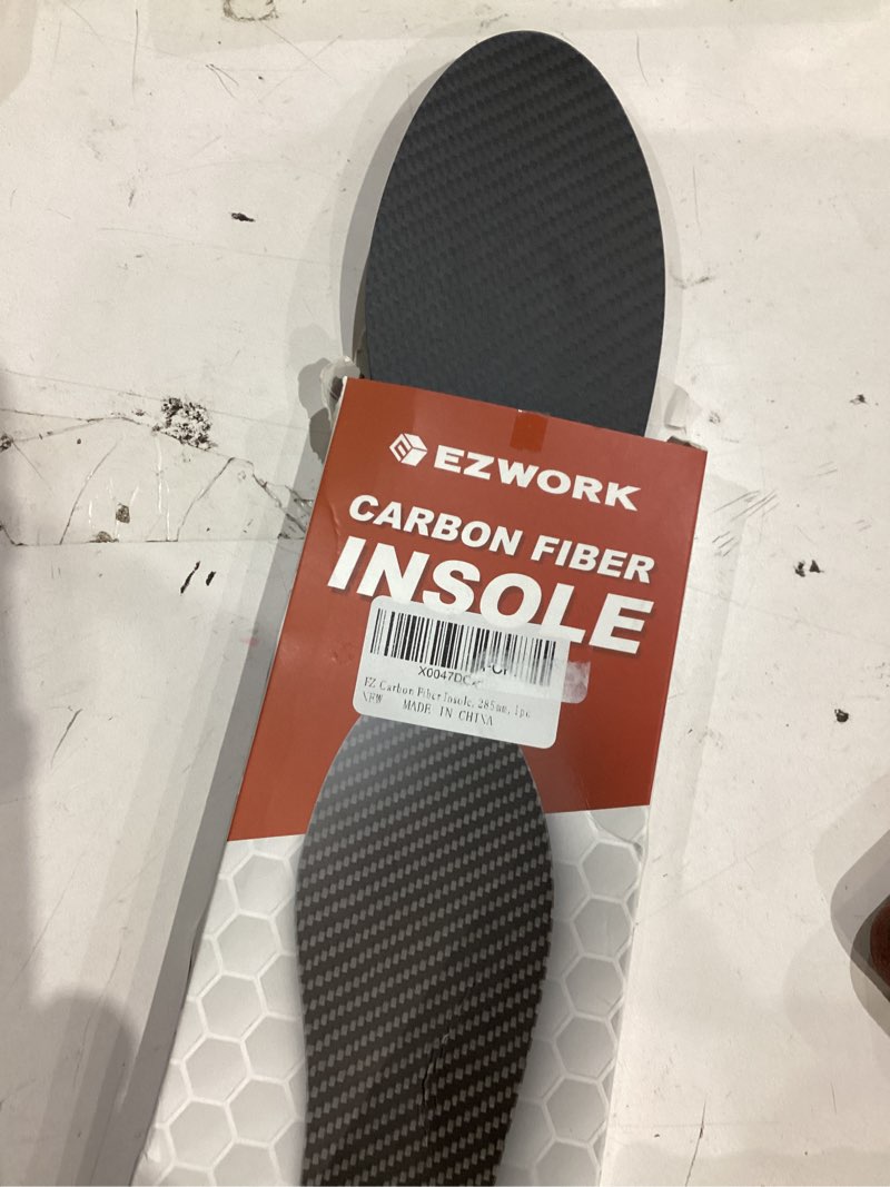 Condition photo showing Good Condition for carbon fiber insoles, carbon fiber foot plate 1 pc rigid shoe insert support turf toe, foot fractures, morton extension, hallux rigidus and limitus - alternative to post op shoe