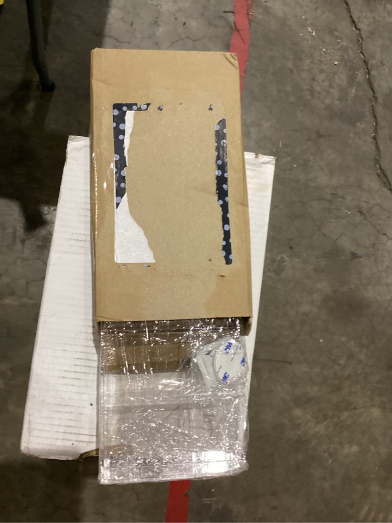 Condition photo showing New/Like New for HBlife Acrylic Remote Holder Organizer, Clear TV Remote Control Wall Mount Caddy for Bedside, 4 Compartments