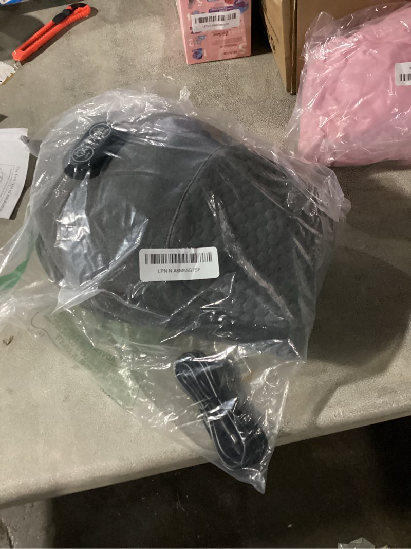 Condition photo showing Good Condition for 3 in 1 Back Massager, Electric Lumbar Support Pillow Heat Vibration Massage Lower Back Spine Decompression Device, Dark Gray Dark Grey