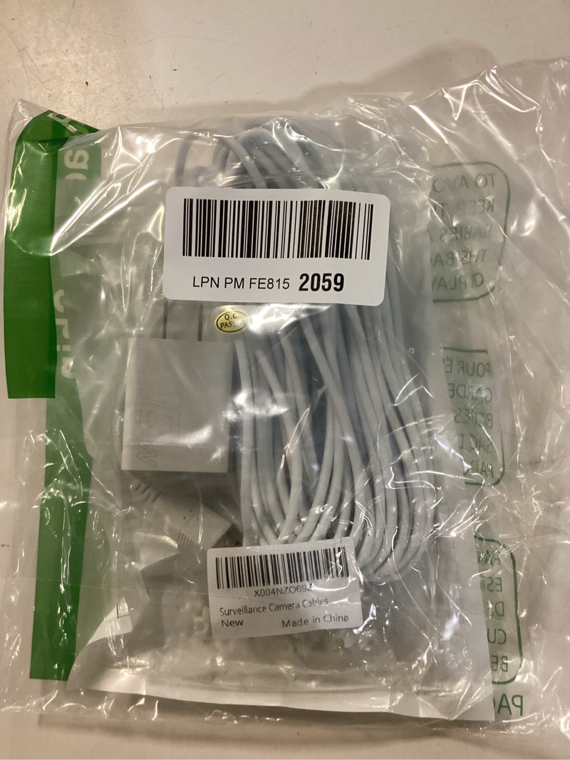Condition photo showing New/Like New for Power Cable Compatible with Google Nest Cam Outdoor or Indoor Battery, 10W 25Ft Nest Power Connector Weatherproof Charging Cable Power Your Nest Cam Power Cord for Nest Camera