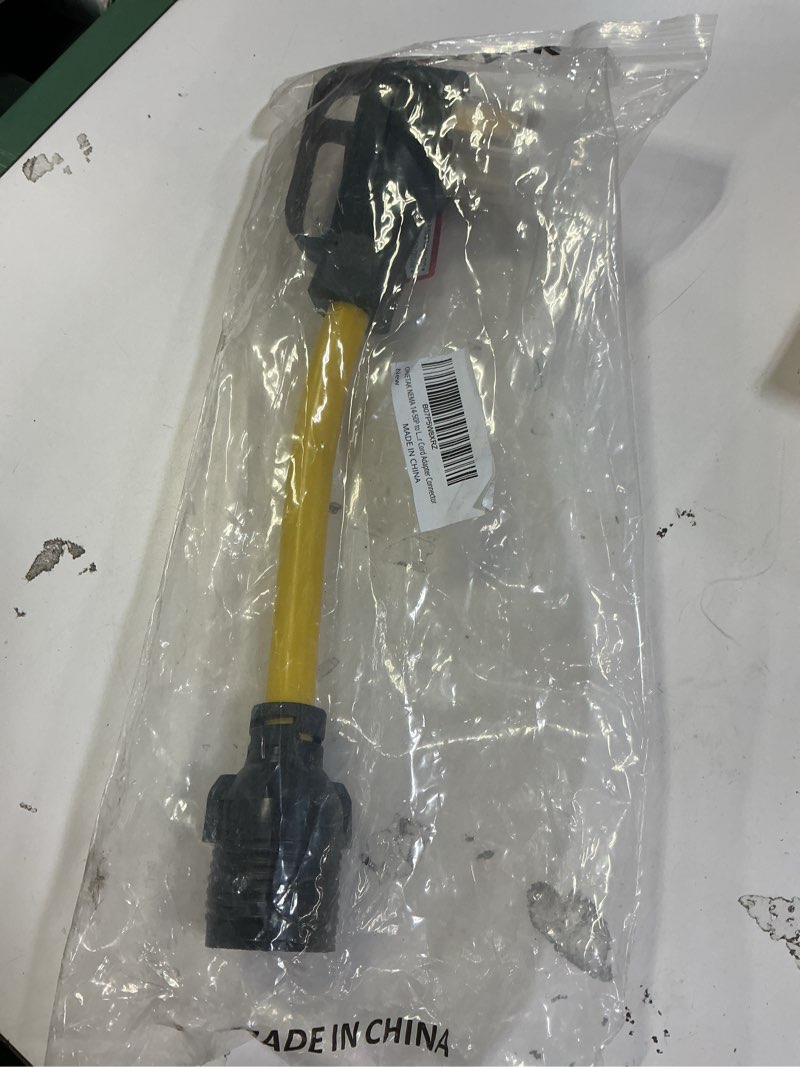 Condition photo showing New/Like New for ONETAK NEMA 14-50P to L14-30R ETL Listed 120V/240V 50 Amp 4 Prong Male Plug to 4 Prong Twist Lock Female Outlet Receptacle Generator Welder Dryer EV Charger Power Cord Adapter