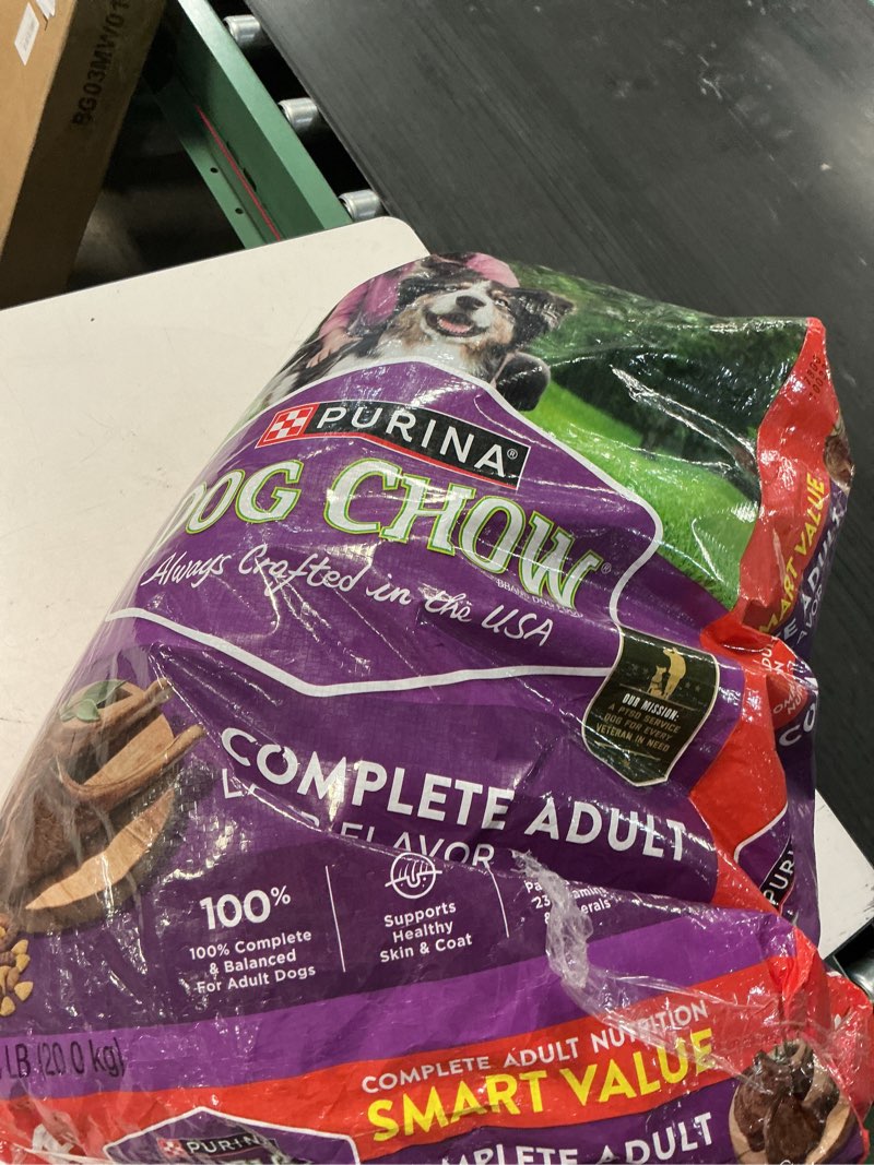 Condition photo showing Good Condition for purina dog chow complete adult lamb flavor dry dog food