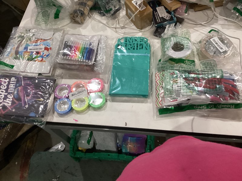 Condition photo showing As Is for assorted of articles for decoration of different theme parties (it can include a variety of styles, colors, colors and themes'