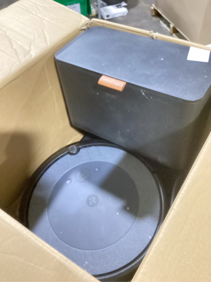 Condition photo showing As Is for iRobot Roomba Combo i5+ Self-Emptying Robot Vacuum and Mop, Clean by Room with Smart Mapping, Empties Itself for Up to 60 Days, Works with Alexa, Personalized Cleaning OS
