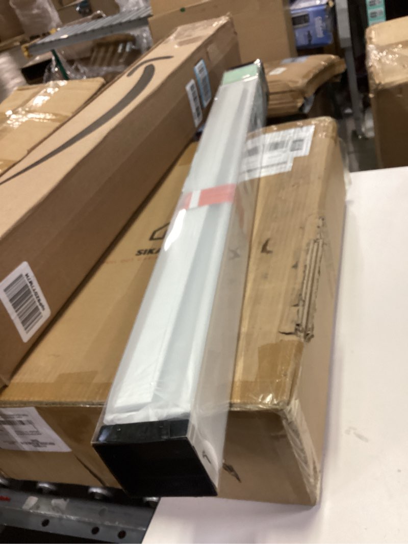 Condition photo showing New/Like New for AOSKY Blackout Roller Shades Cordless Blinds for Windows, Free-Stop Shades with Valance, Thermal Insulated Fabric, UV Protection, Natural Woven Blinds for Home and Office (27" W x 72" H, White) White 27"W x 72"H