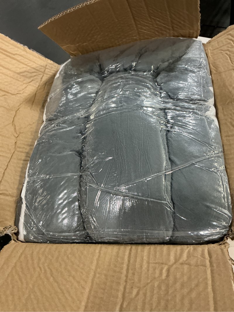 Condition photo showing New/Like New for homemate dog bed large sized dog: 42x30 inch orthopedic large dogs bed xl outdoor pet cat bed sofa supplies with toy dogs crate pad couch with removable washable cover & non-slip botton dark grey 42.0\"lx30.0\"wx7.0\"h 00-dark grey