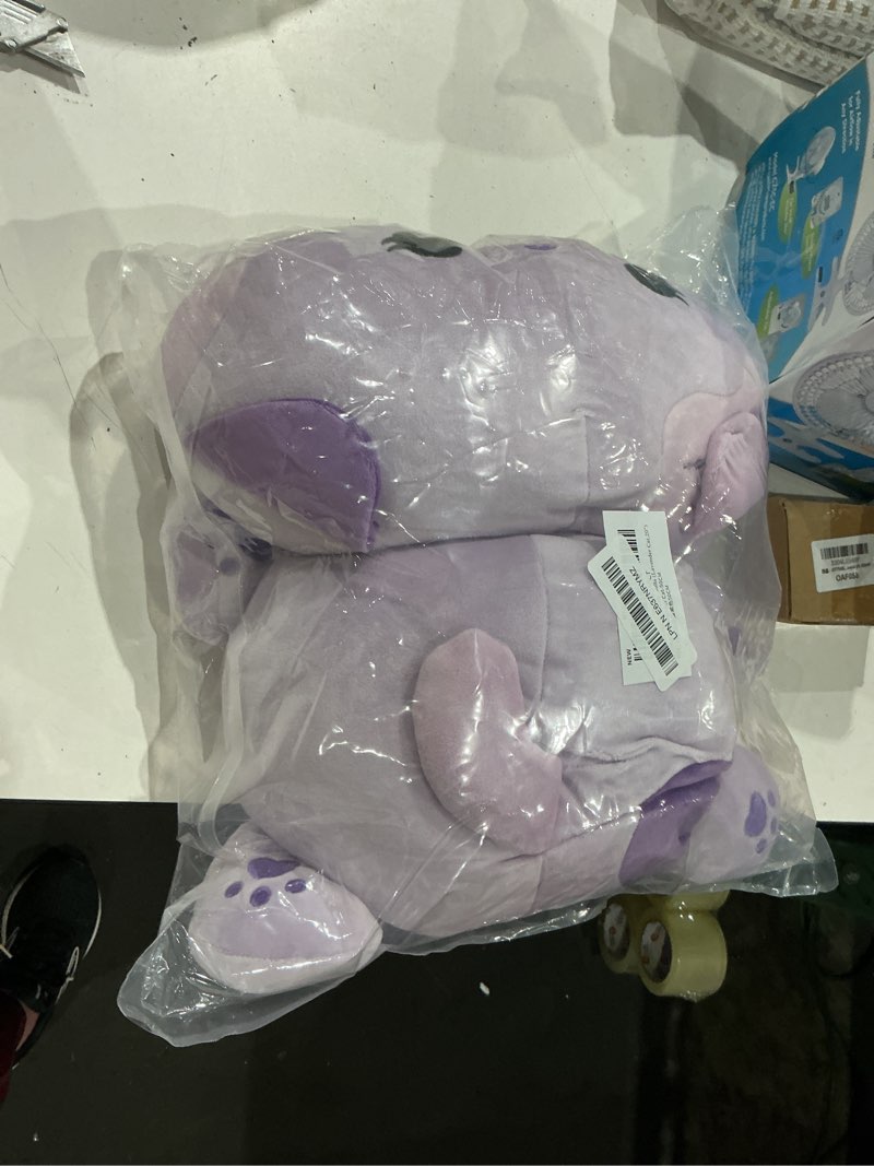 Condition photo showing Good Condition for onsoyours original lavender cat plush 20 inch kitty plushies toy kitten stuffed animal soft pillow kawaii plushie gift for kids & adults (lavender cat,20") lavender cat 20''