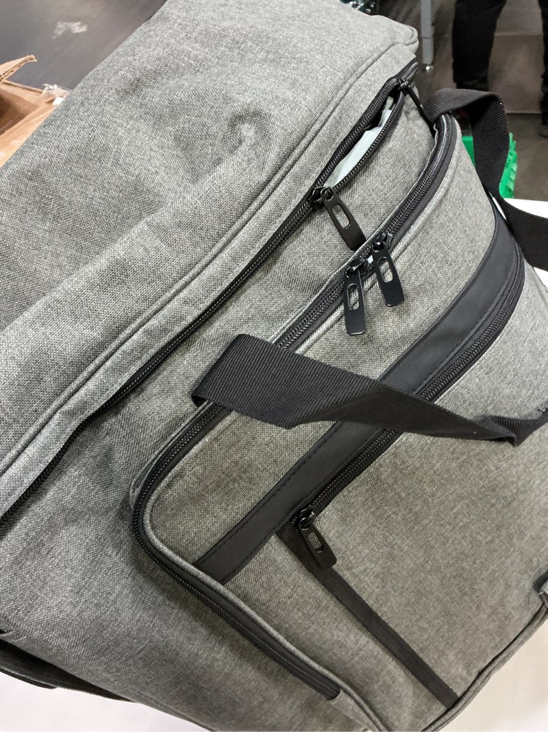 Condition photo showing Good Condition for Carry on Garment Bag for Travel, Bukere Convertible Travel Duffel Suit with Shoe Compartment, Detachable Shoulder Strap, 2 in 1 Weekender Men Women