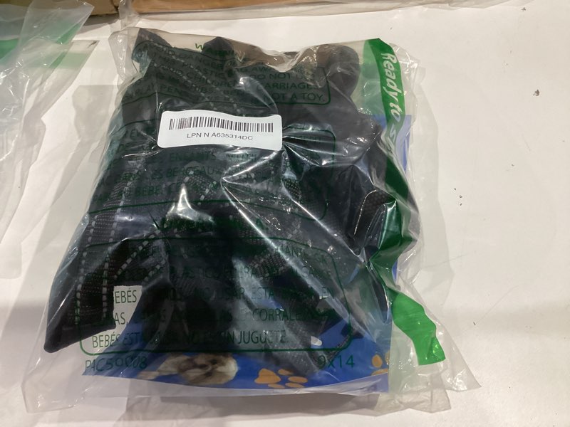 Condition photo showing Good Condition for Waterproof Dog Boots for Small/Medium Dogs -Dog Paw Protectors Dog Suspender Boots Anti-Slip Pet Shoes for Outdoor Walking, Reflective Stay-On,Dirt-Proof Comfortable Booties (Black, Medium) Black Medium