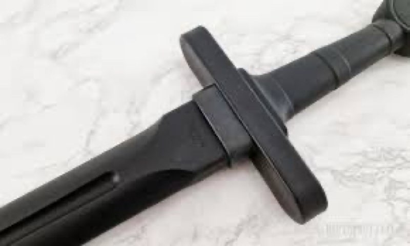 cold steel training sword - made of high-impact polypropylene, black