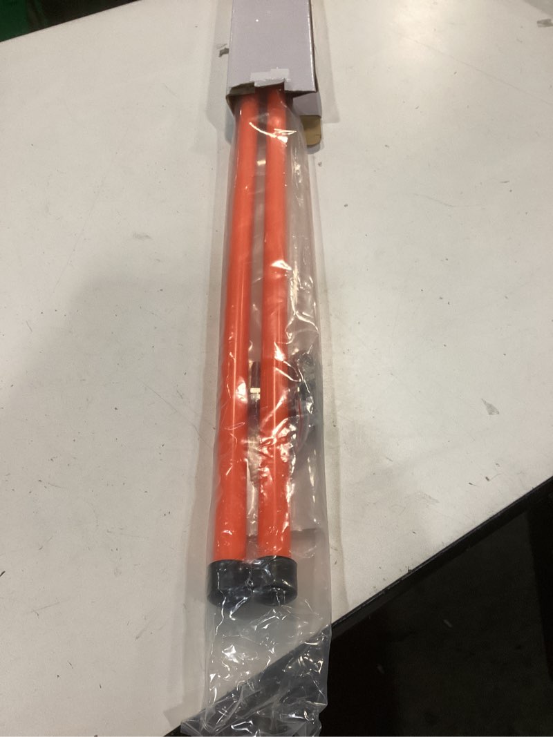 Condition photo showing New/Like New for Snow Plow Blade Markers Guides Kit 304 Stainless Steel Joint 28'' Upgraded Thickened Material High Visibility Never Break Never Rust Fit for Most Snow Plow (Orange)