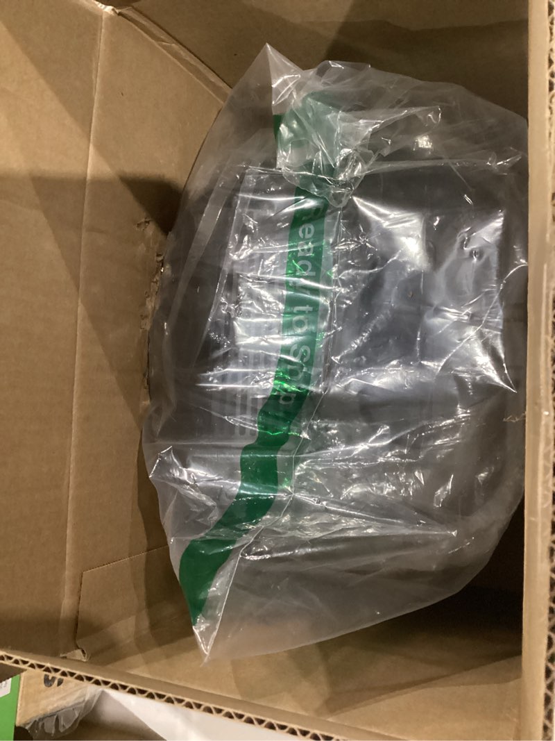 Condition photo showing As Is for OVENTE Electric Deep Fryer, 1.5L Capacity, 800W with Adjustable Temperature, Viewing Window Lid, Removable Frying Basket & Cool-Touch Handles, Stainless Steel Countertop Fryer, Silver FDM1501BR FDM1501BR - Silver